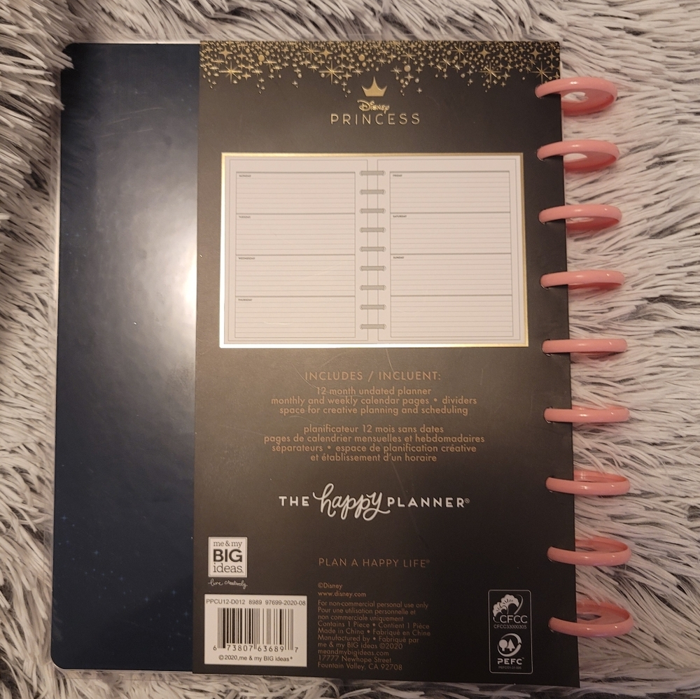 The Happy Planner UNDATED Disney Princess Planner - Picture 7 of 9